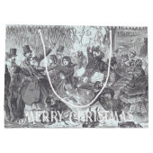 コーチ&シティービクトリアンヴィンテージクリスマス抱き枕 ラージペーパーバッグ (裏面)