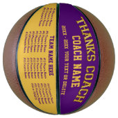 コーチ、チーム、全選手の名前、バスケットボールカスタムの選手 バスケットボール (縦)