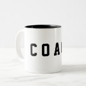 コーチ ツートーンマグカップ (正面左)