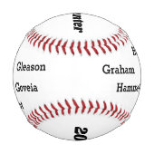 コーチ・ハンター野球 野球ボール (裏面)