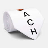 コーチ – バスケットボールタイ ネクタイ (ロール)