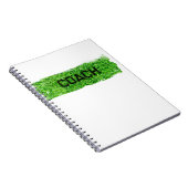 コーチ 芝生 モダン スポーツ チーム ノートブック (右側)