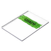 コーチ 芝生 モダン スポーツ チーム ノートブック (左側)