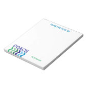 コーチChevronトレンディーのデスク男らしから ノートパッド (回転)