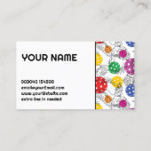 コーチPickleballのパロットとpickball 名刺 (裏面)