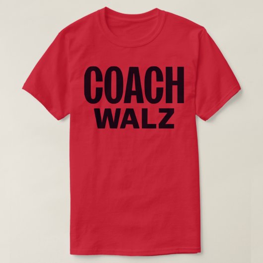 コーチTIM WALZ 2024 Tシャツ (デザイン正面)
