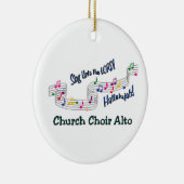 コーツ教会聖歌隊アルト セラミックオーナメント (右)