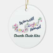 コーツ教会聖歌隊アルト セラミックオーナメント (左)