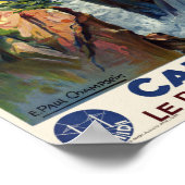 コーテレルポンデスポンフランスヴィンテージポスター ポスター (角)