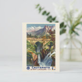 コーテレルポンデスポンフランスヴィンテージポスター ポストカード (スタンド正面)