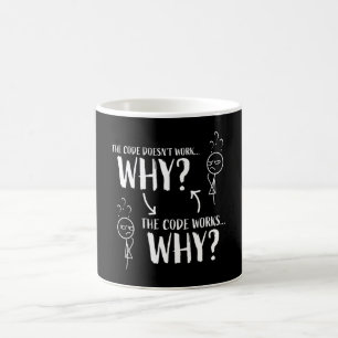 コーディおもしろいングプログラマギフトギーク コーヒーマグカップ