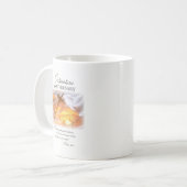 コーディネーションアニバーサリーギフトマグ、クロスキャンドル コーヒーマグカップ (正面左)