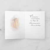 コーディネーションアニバーサリー、クロスキャンドル カード (内部)