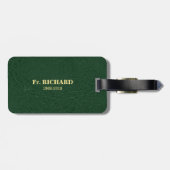 コーディネーショングリーンから50周年をカスタマイズ ラゲッジタグ (裏面横)