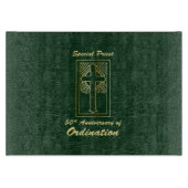 コーディネーションレザールック50周年司祭 カッティングボード (正面)