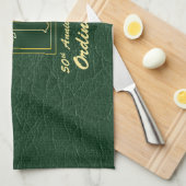 コーディネーションレザールック50周年司祭 キッチンタオル (四つ折り)