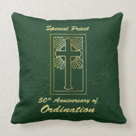 コーディネーションレザールック50周年司祭 クッション