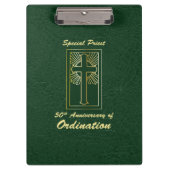 コーディネーションレザールック50周年司祭 クリップボード (正面)