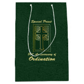 コーディネーションレザールック50周年司祭 ミディアムペーパーバッグ (正面)