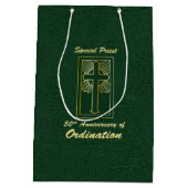 コーディネーションレザールック50周年司祭 ミディアムペーパーバッグ (裏面)