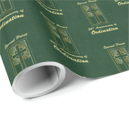 コーディネーションレザールック50周年司祭 ラッピングペーパー