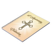 コーディネーション50周年記念金ゴールドクロス ノートブック (左側)