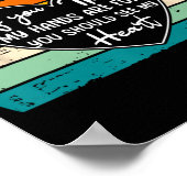 コーディネーター評価テストの年度末 ポスター (角)