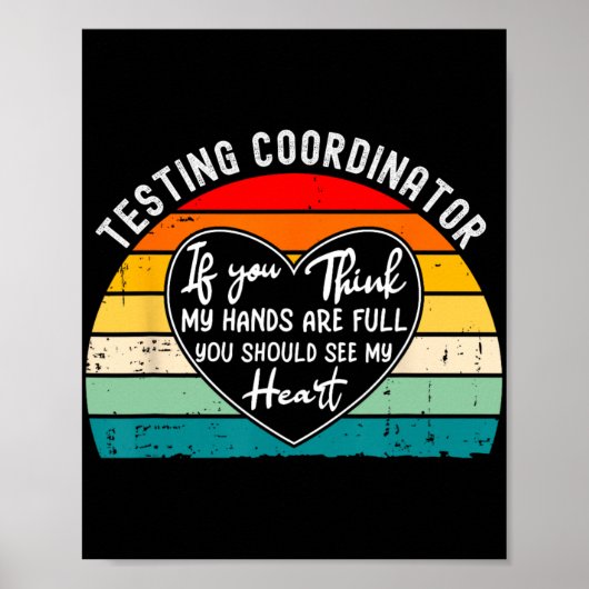 コーディネーター評価テストの年度末 ポスター (正面)