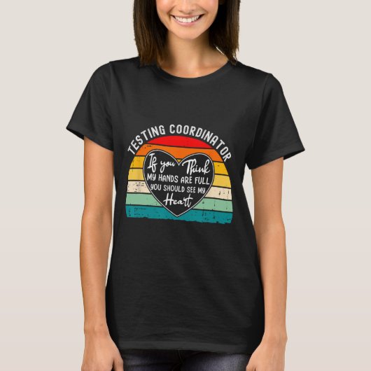 コーディネーター評価テストの年度末 Tシャツ (正面)