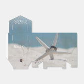 コーディネートビーチ結婚式テーマスイートサンキュー フェイバーボックス (折り畳みなし)