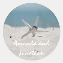 コーディネートビーチ結婚式テーマスイート ラウンドシール