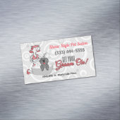 コーディネートPink Get Your Groom On Pet マグネット名刺 (インサイチュ)