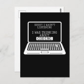 コーディングおもしろいコンピュータエンジニアプおもしろいログラマー ポストカード (正面/裏面)