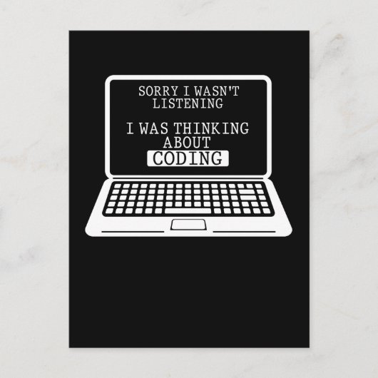 コーディングおもしろいコンピュータエンジニアプおもしろいログラマー ポストカード (正面)