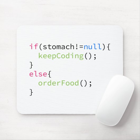コーディングか順序の食糧を保存して下さい マウスパッド (マウス)