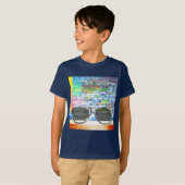 コーディングの写実的な男の子のTシャツ Tシャツ (正面フル)