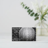 コーディングの技術の先生か個人教師 名刺 (スタンド正面)