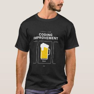 コーディングの改良プログラミングを選択する Tシャツ