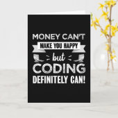 コーディングは幸せなコーダーギフトを作る カード (黄色い花)