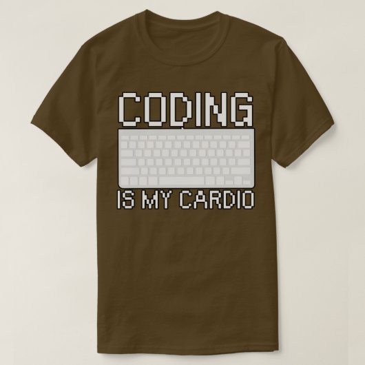 コーディングは私の心臓部 Tシャツ (デザイン正面)
