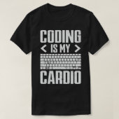 コーディングはMy Dio Computer Science Admin Programmer Tシャツ (デザイン正面)