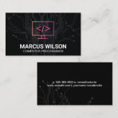 コーディングアイコン | 回路基板 名刺 (正面/裏面)