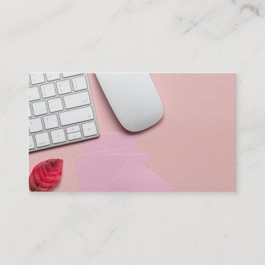 コーディングアイコン | Office宇宙の背景 名刺 (裏面)