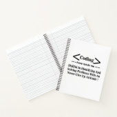 コーディングコーダ開発者プログラマコーディング ノートブック (内部)