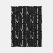 コーディングプログラマJava Java Java Java Java Java Scriptの処理 フリースブランケット (正面)