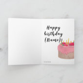 コーディングユーモア 誕生日/グリーティングカード カード (内部)