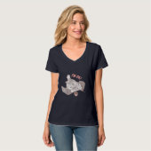 コーディング猫 Tシャツ (正面フル)