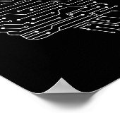 コーディング・コンピュータ・サイエンス・プログラミング・ギフト ポスター (角)