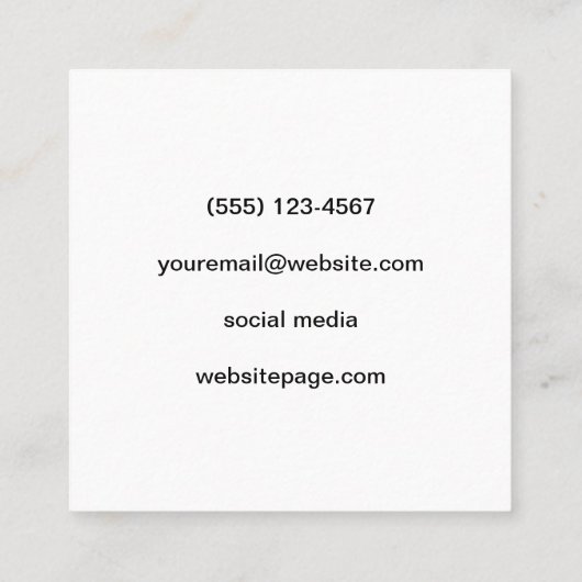 コーディング スクエア名刺 (裏面)