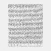 コーディング フリースブランケット (正面)